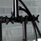 Aqua Vintage AE8400DX Deck Mount Clawfoot Tub Faucet, Matte Black AE8400DX - alternate 2
